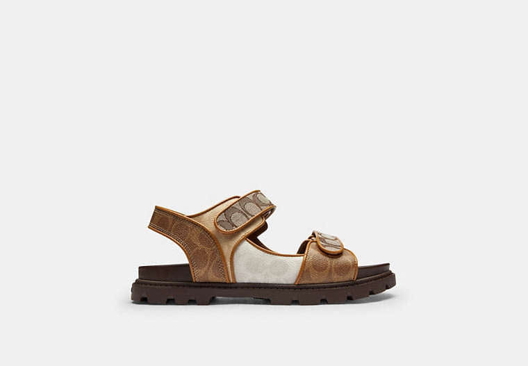 Double Strap Sandal In Signature