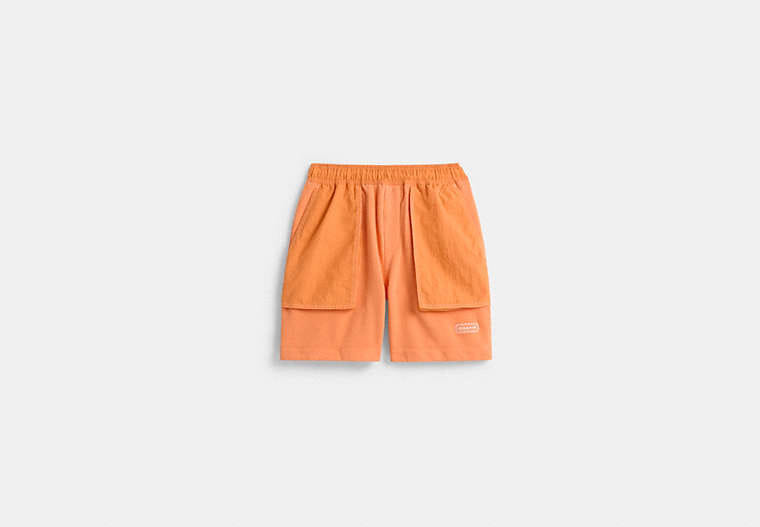 Restored Mixed Material Shorts
