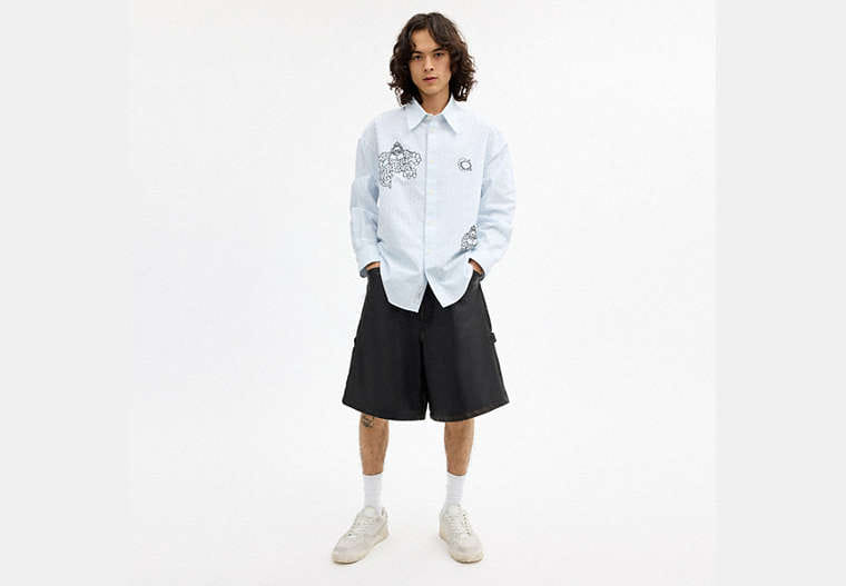 Coach | Brain Dead Loved Leather Shorts