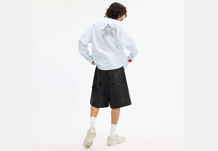 Coach | Brain Dead Loved Leather Shorts