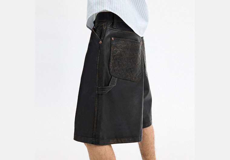 Coach | Brain Dead Loved Leather Shorts