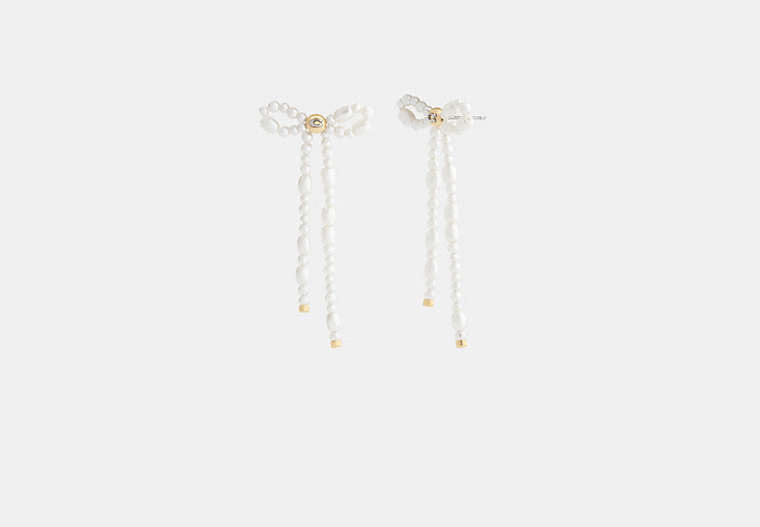 Pearl Bow Earrings
