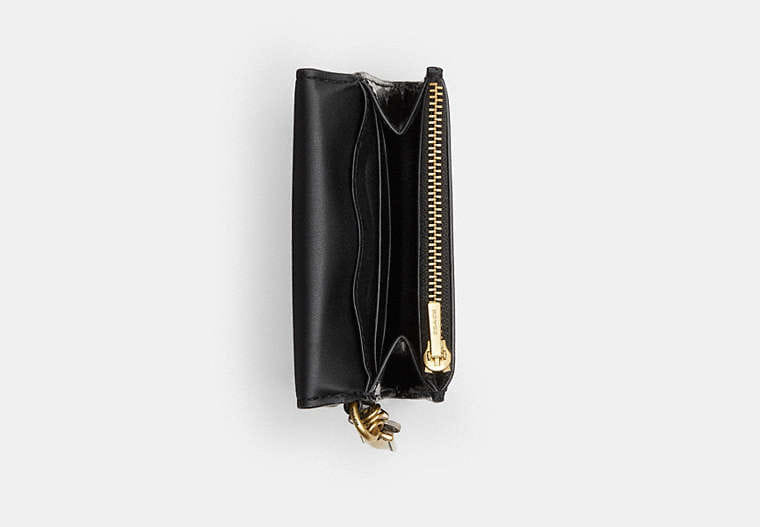 Essential Flap Card Case With Charms
