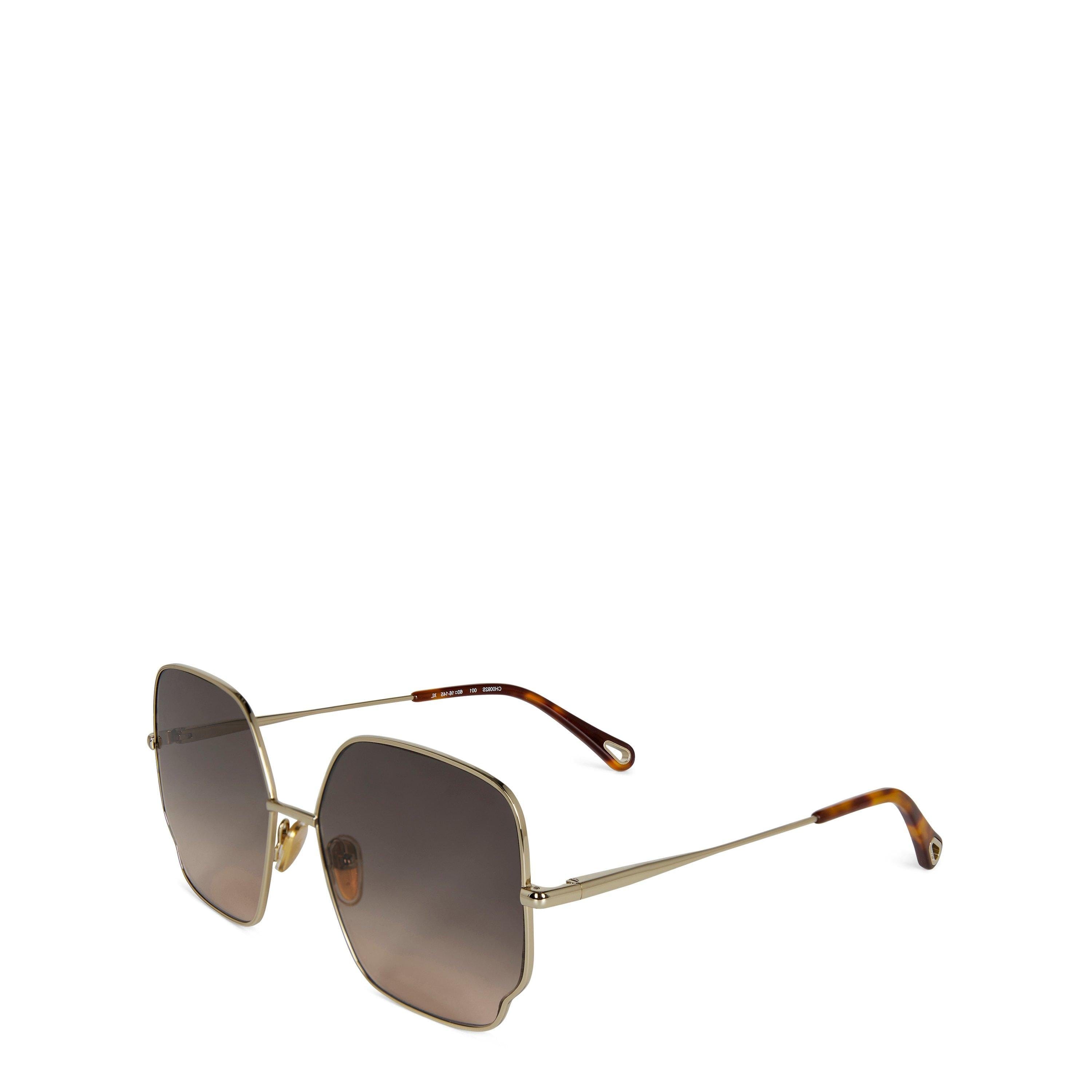 Hexagonal Green Lens Full Rim Retro Sunglasses