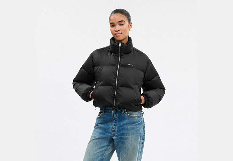 Short Cropped Puffer Jacket