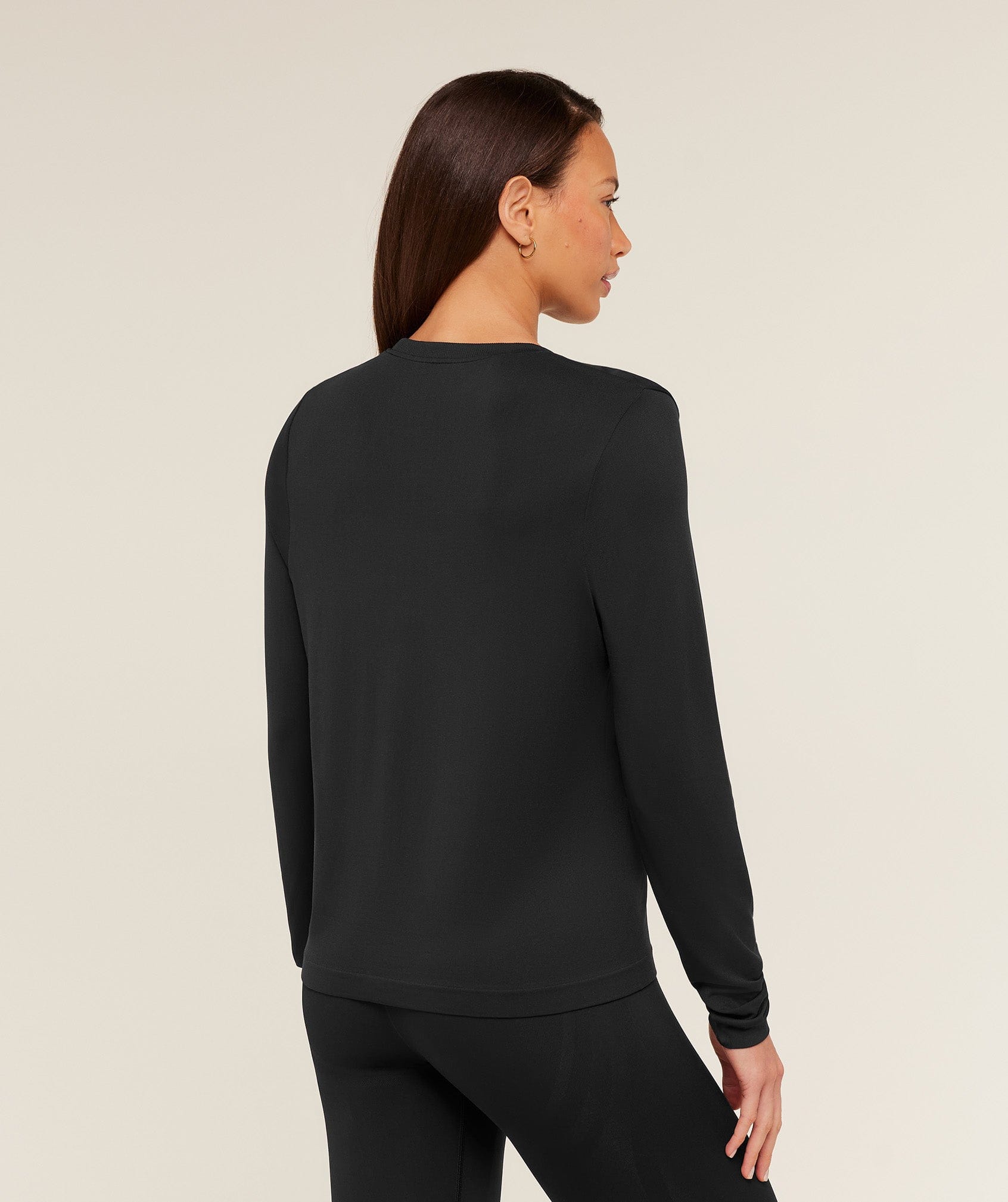Gymshark Everyday Seamless Long Sleeve Top - Black