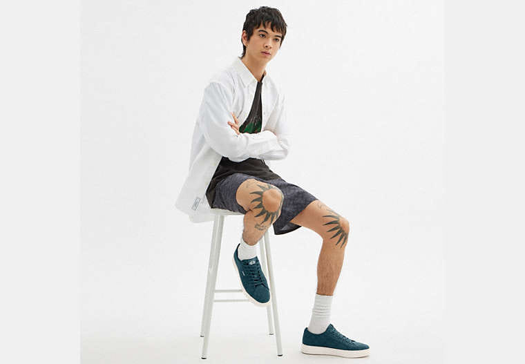 Canvas Sneaker In Signature Jacquard