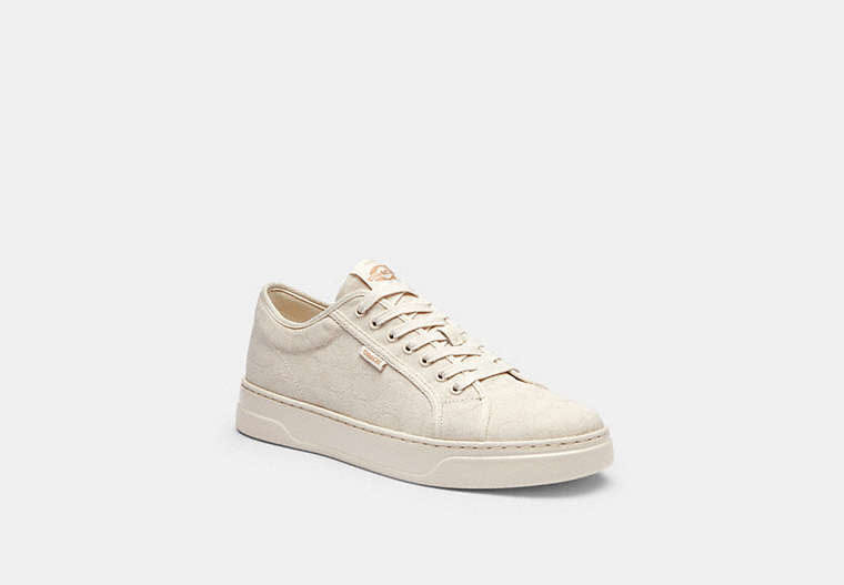 Canvas Sneaker In Signature Jacquard