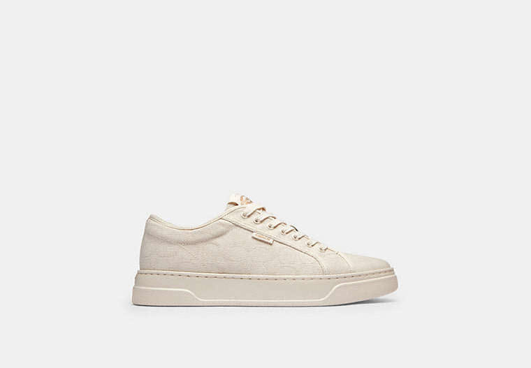 Canvas Sneaker In Signature Jacquard