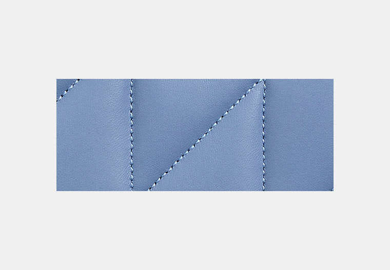 Restored Accordion Zip Wallet With Pillow Quilting