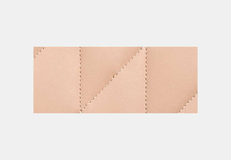 Restored Accordion Zip Wallet With Pillow Quilting