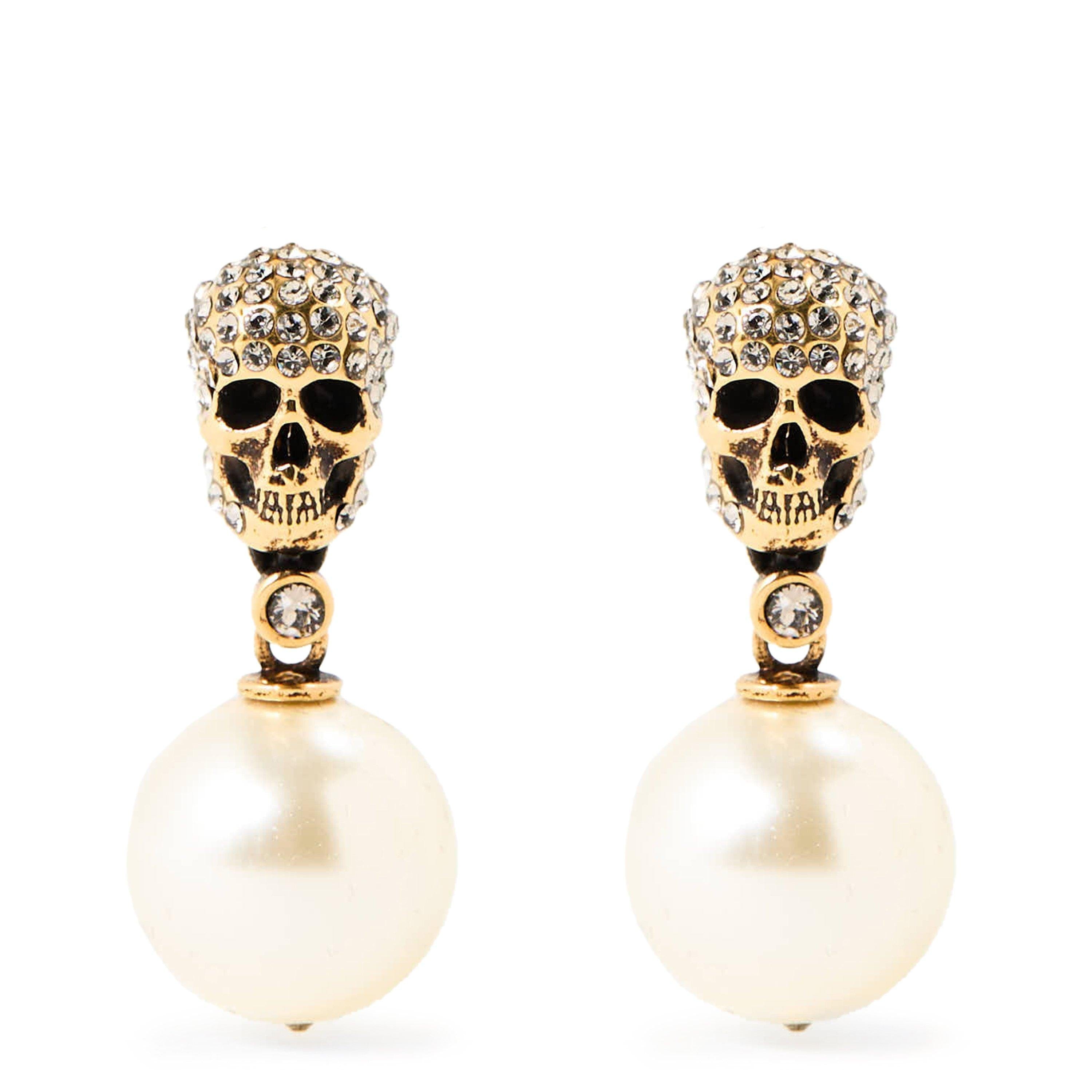 Alex Skull Drop Earrings