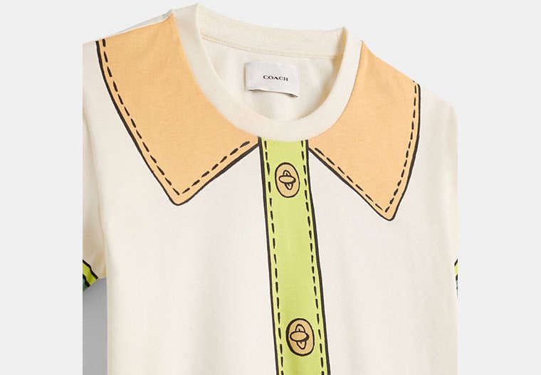 Restored Trompe L'oeil Belted T-Shirt