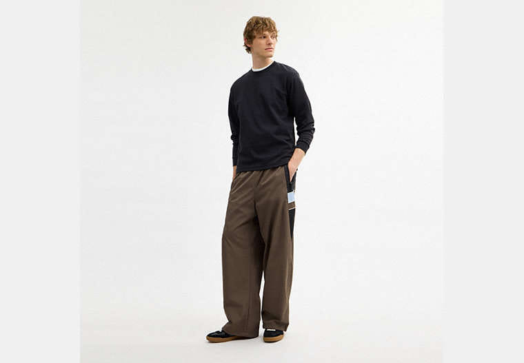Straight Leg Track Pants In Recycled Polyester