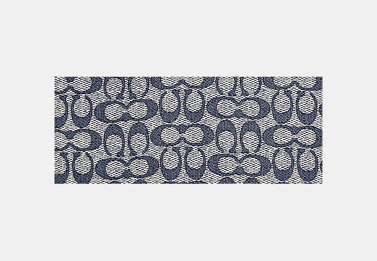 Textured Signature Print Silk Square Scarf