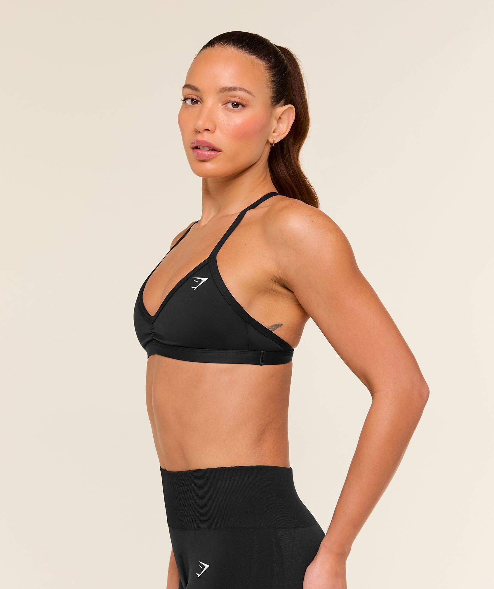 Gymshark Minimal Sports Bra - Black