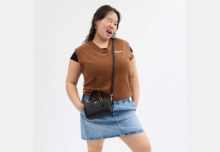 Mini Rowan Crossbody Bag In Signature Canvas