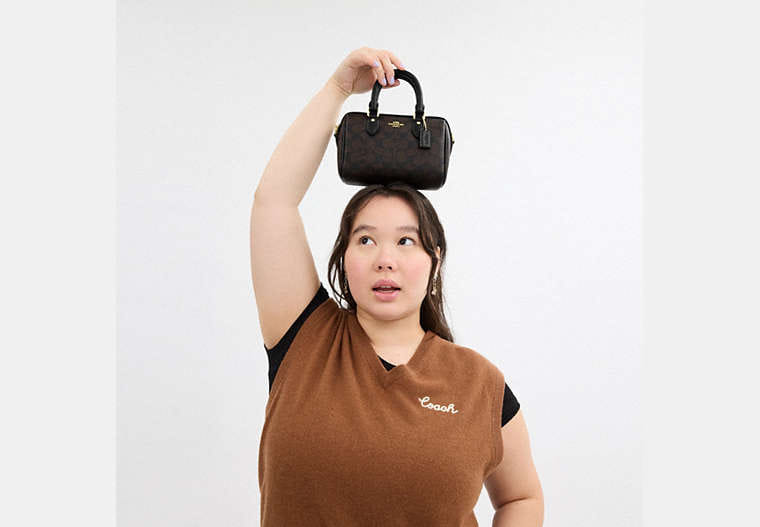 Mini Rowan Crossbody Bag In Signature Canvas
