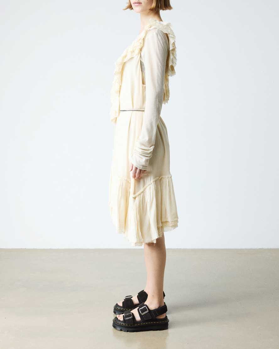 Zebzag Suede Platform Sandals — Black