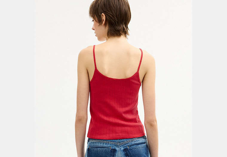 Pointelle Tank
