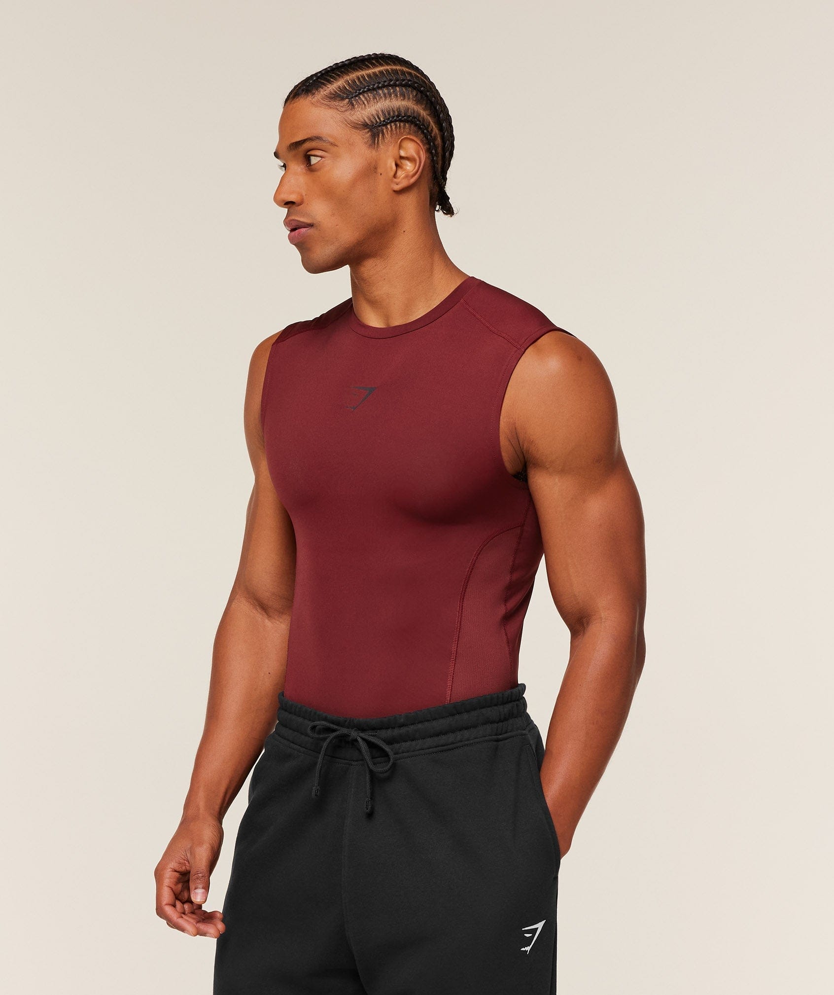 Gymshark Element Tank Espresso Brown