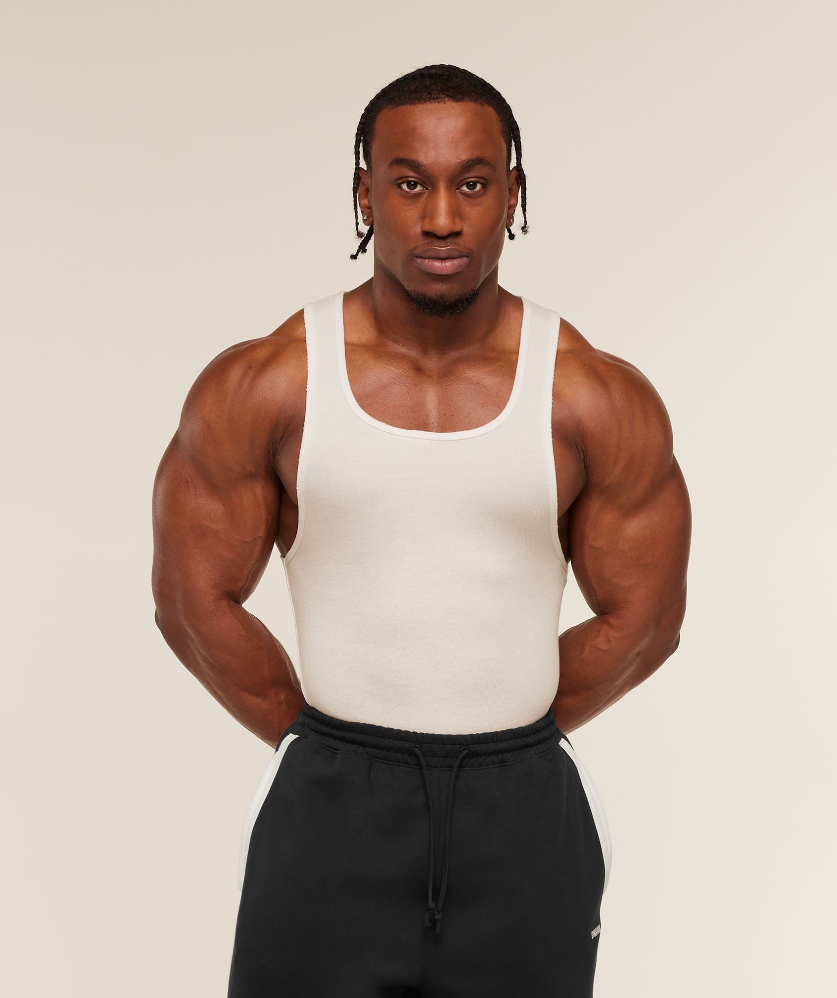 Gymshark Gymshark X Cbum Ribbed Tank Soft White