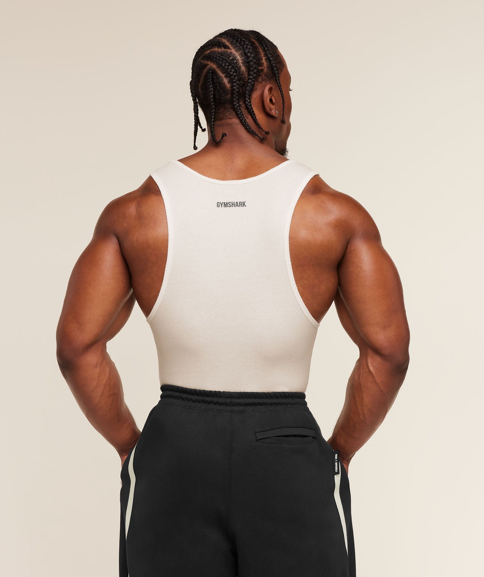 Gymshark Gymshark X Cbum Ribbed Tank Soft White