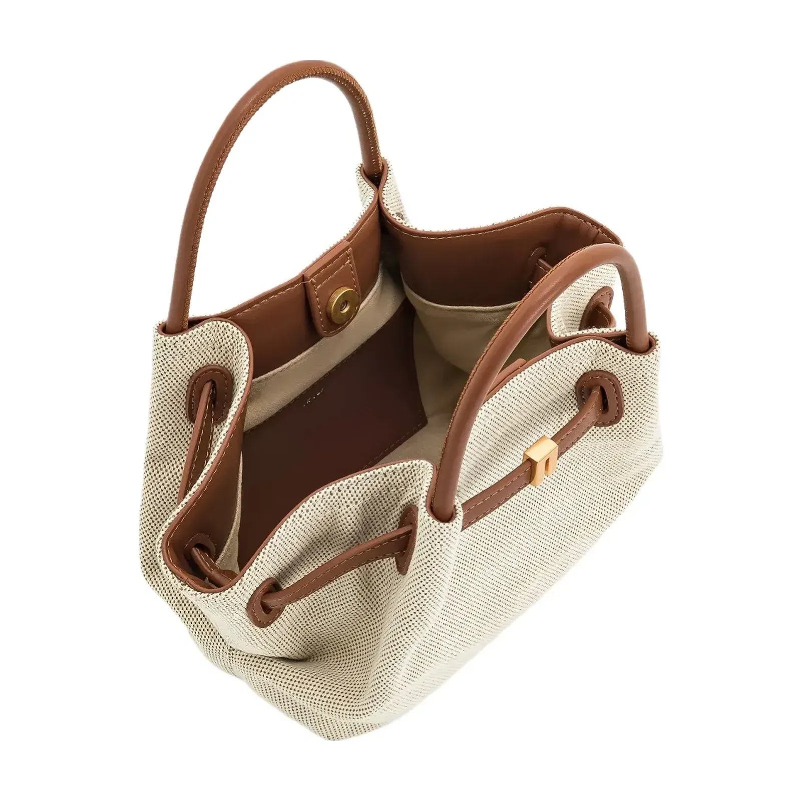 Jw Pei Hana Mini Tote Bag Brown Canvas
