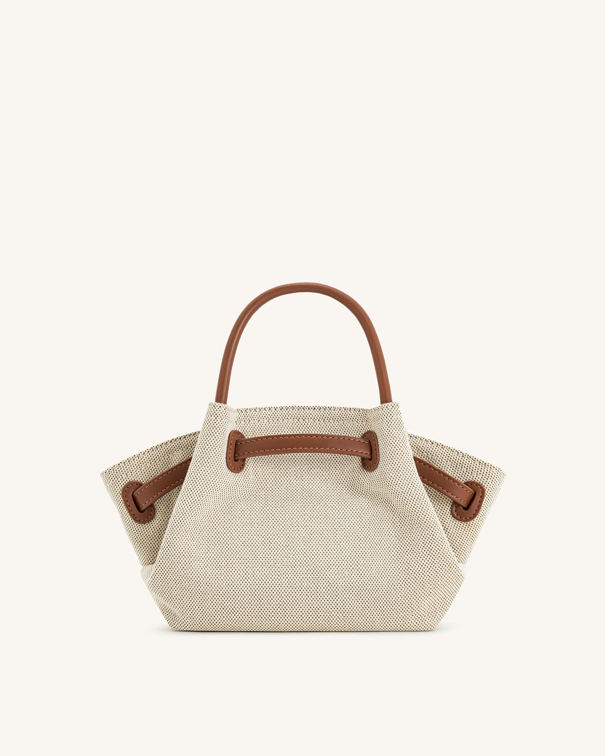 Jw Pei Hana Mini Tote Bag Brown Canvas