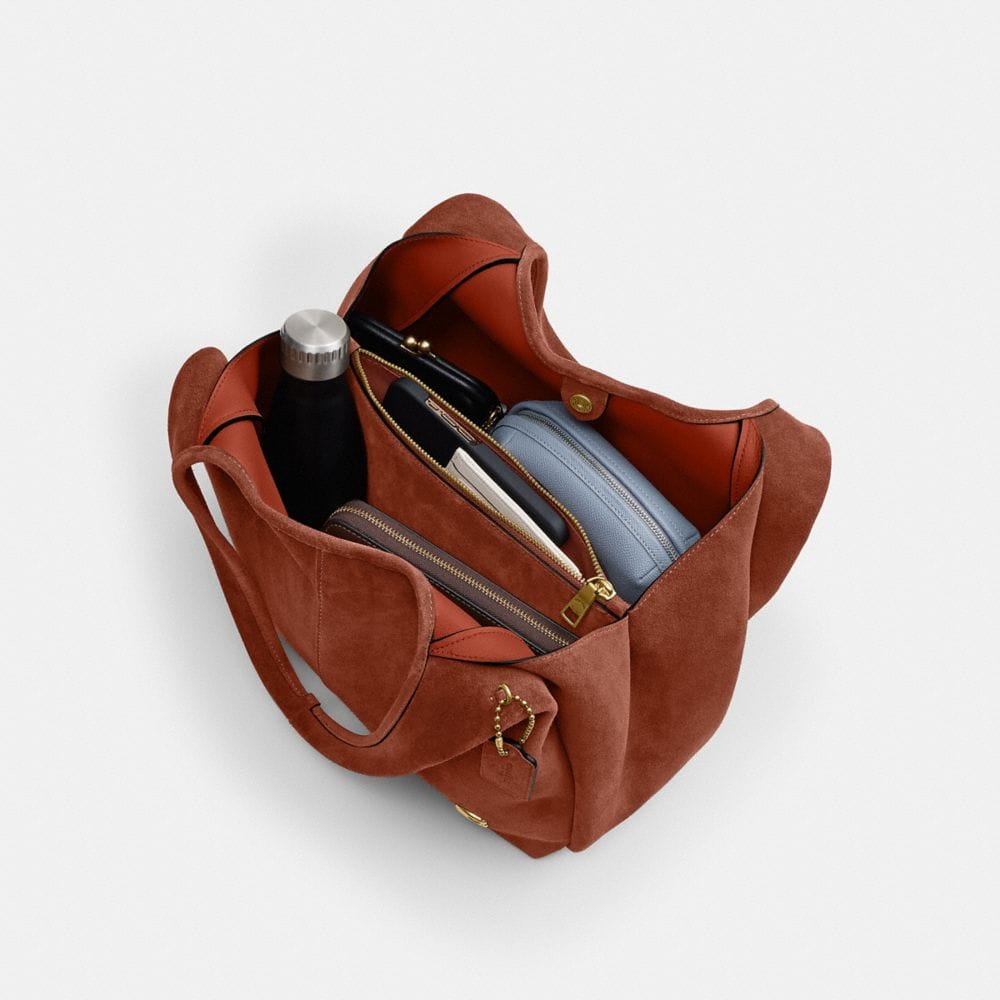 Coach Lana Shoulder Bag Brass Clay