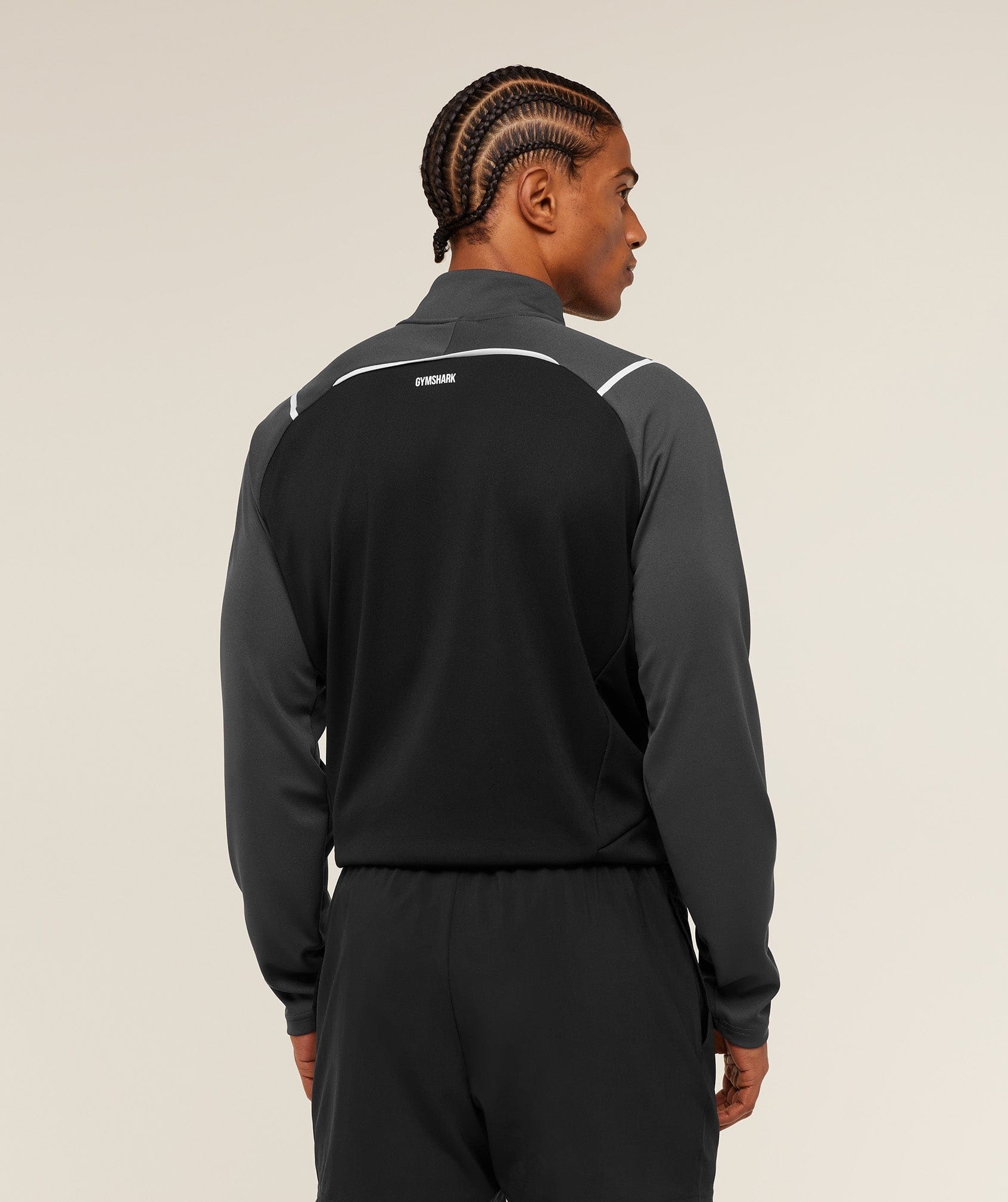 Gymshark Arrival Contrast 1/4 Zip Grey