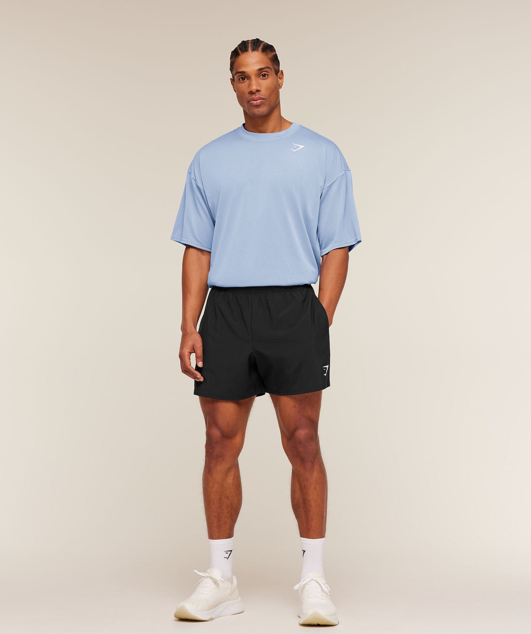 Gymshark Washed Pastels T-Shirt Stealth Blue