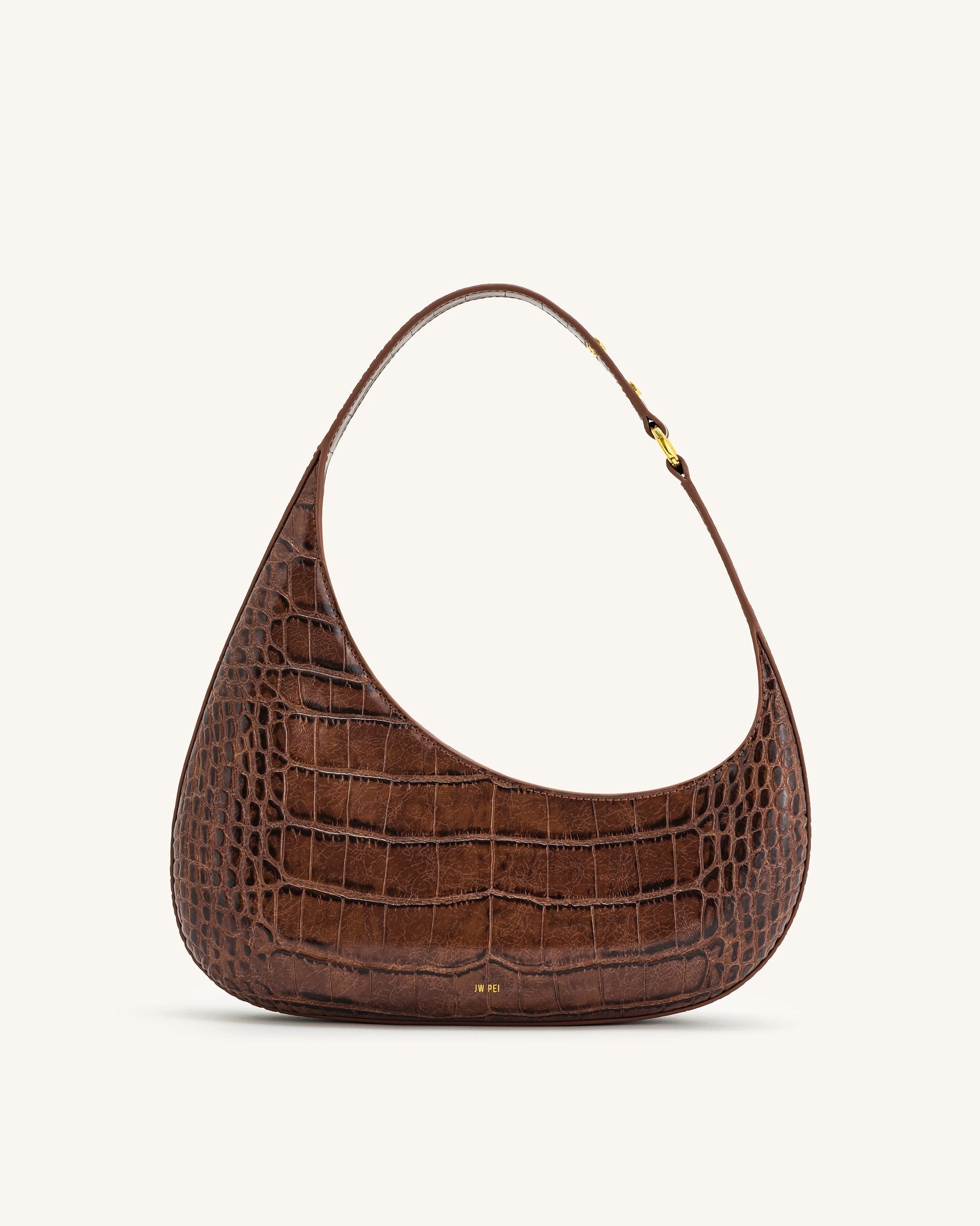 Jw Pei Harlee Shoulder Bag Brown Croc