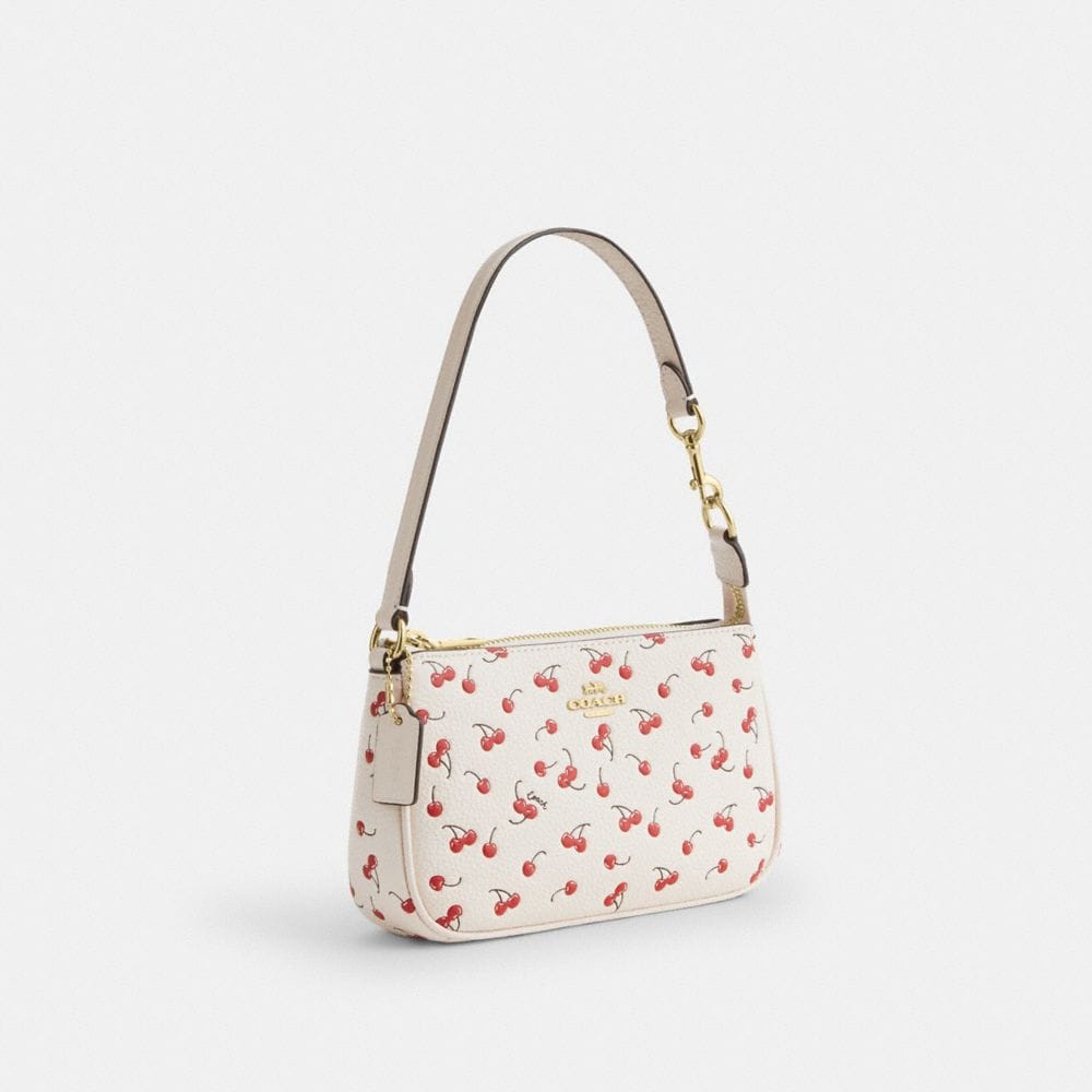 Coach Nolita 19 With Cherry Print Gold Chalk Multi
