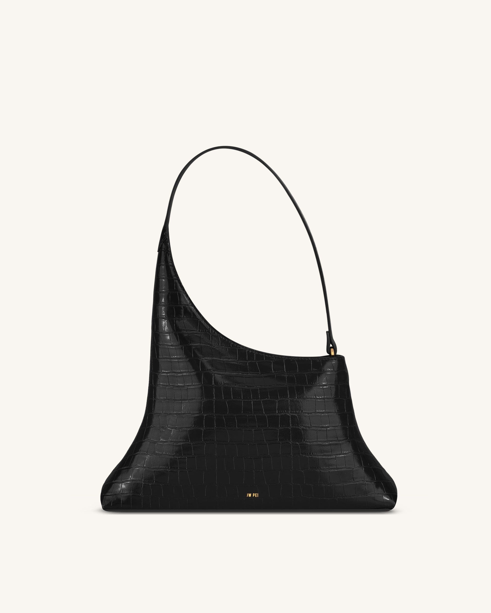 Jw Pei Lyra Shoulder Bag Black Croc