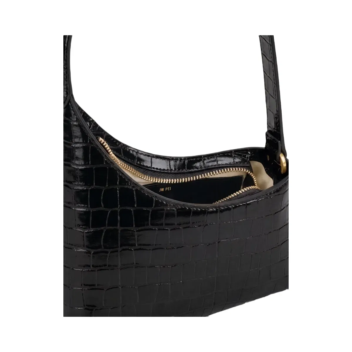 Jw Pei Lyra Shoulder Bag Black Croc