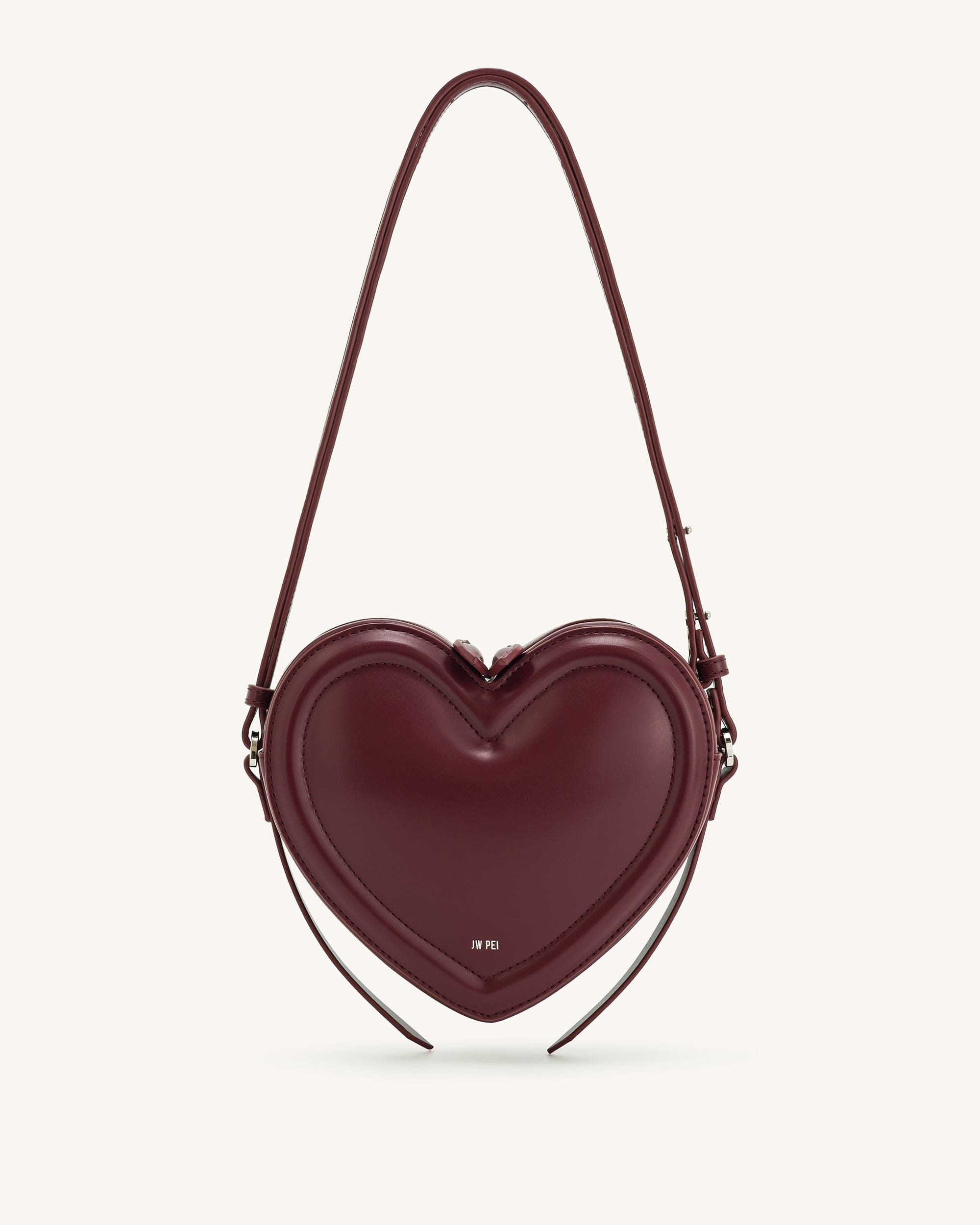Jw Pei Arlene Heart Shaped Bag Black