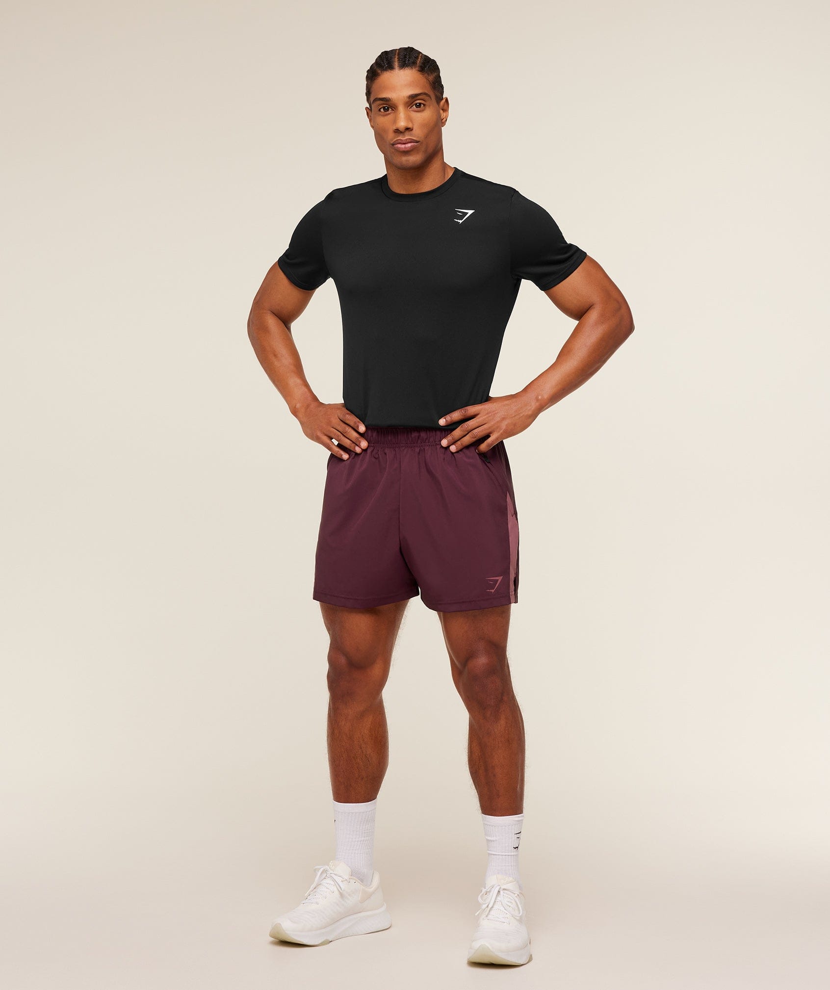Gymshark Sport 5" Shorts Impact Burgundy
