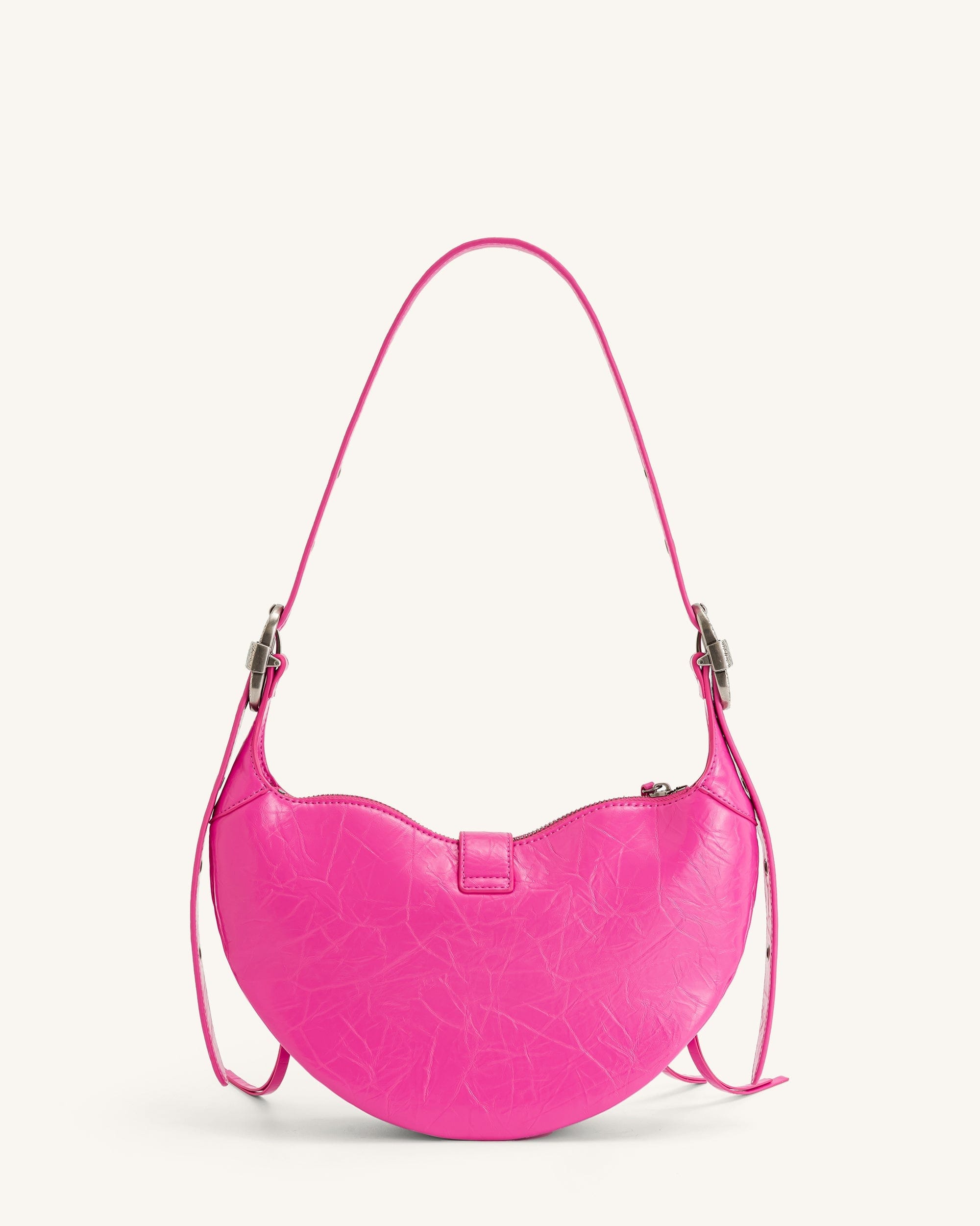 Jw Pei Tessa Crushed Shoulder Bag Bright Pink