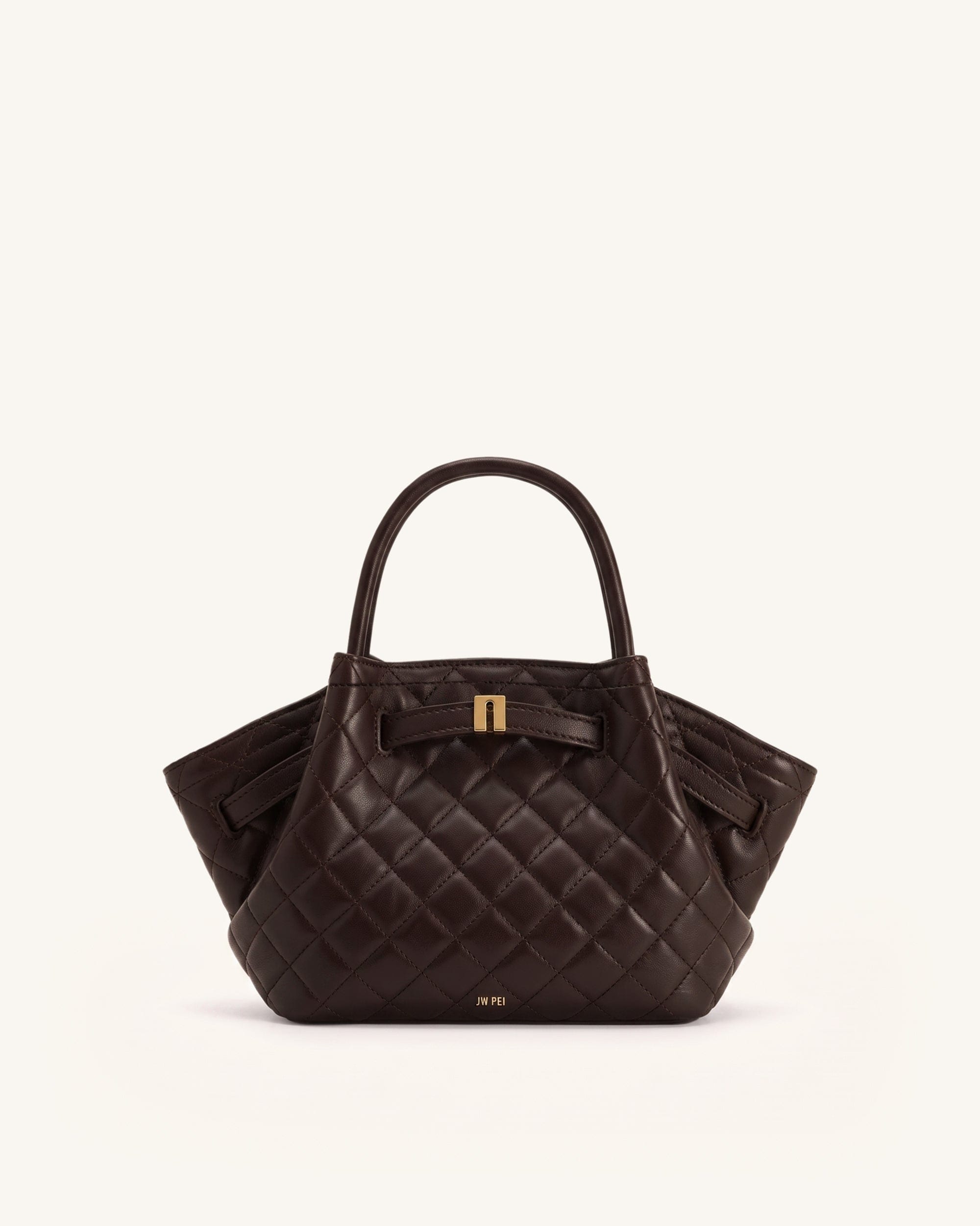 Jw Pei Hana Mini Tote Bag Dark Chocolate Brown