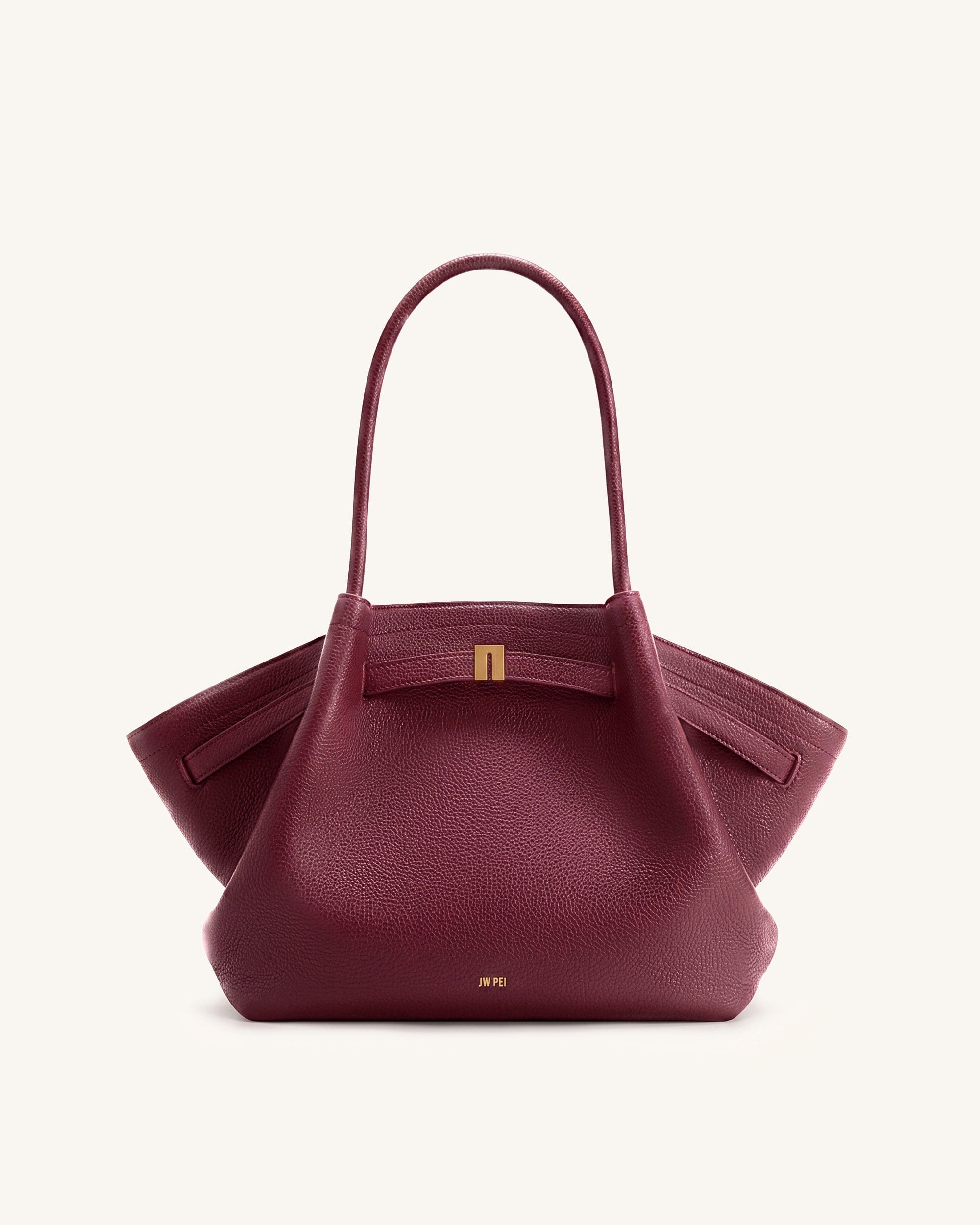 Jw Pei Hana Medium Tote Bag Burgundy