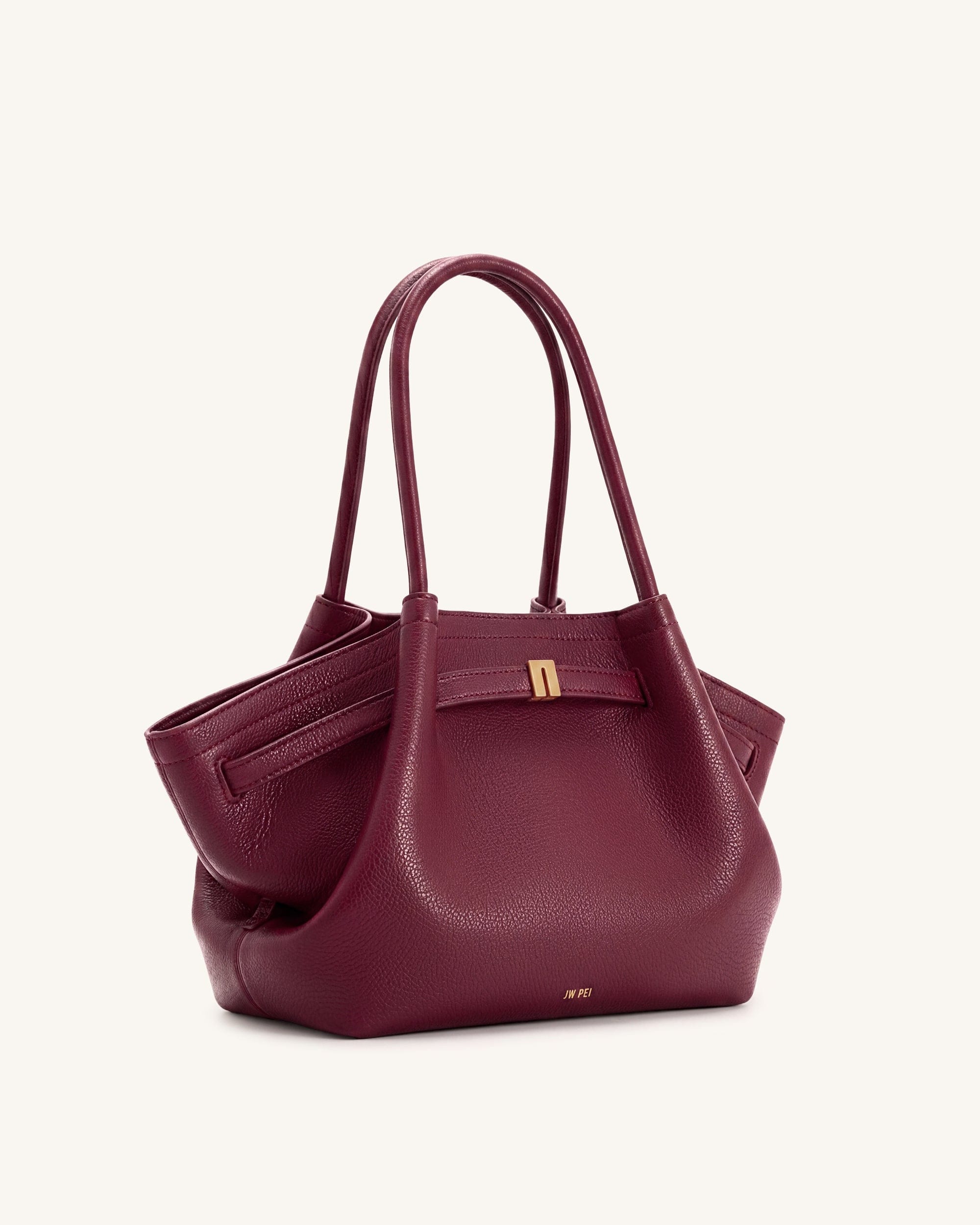 Jw Pei Hana Medium Tote Bag Burgundy