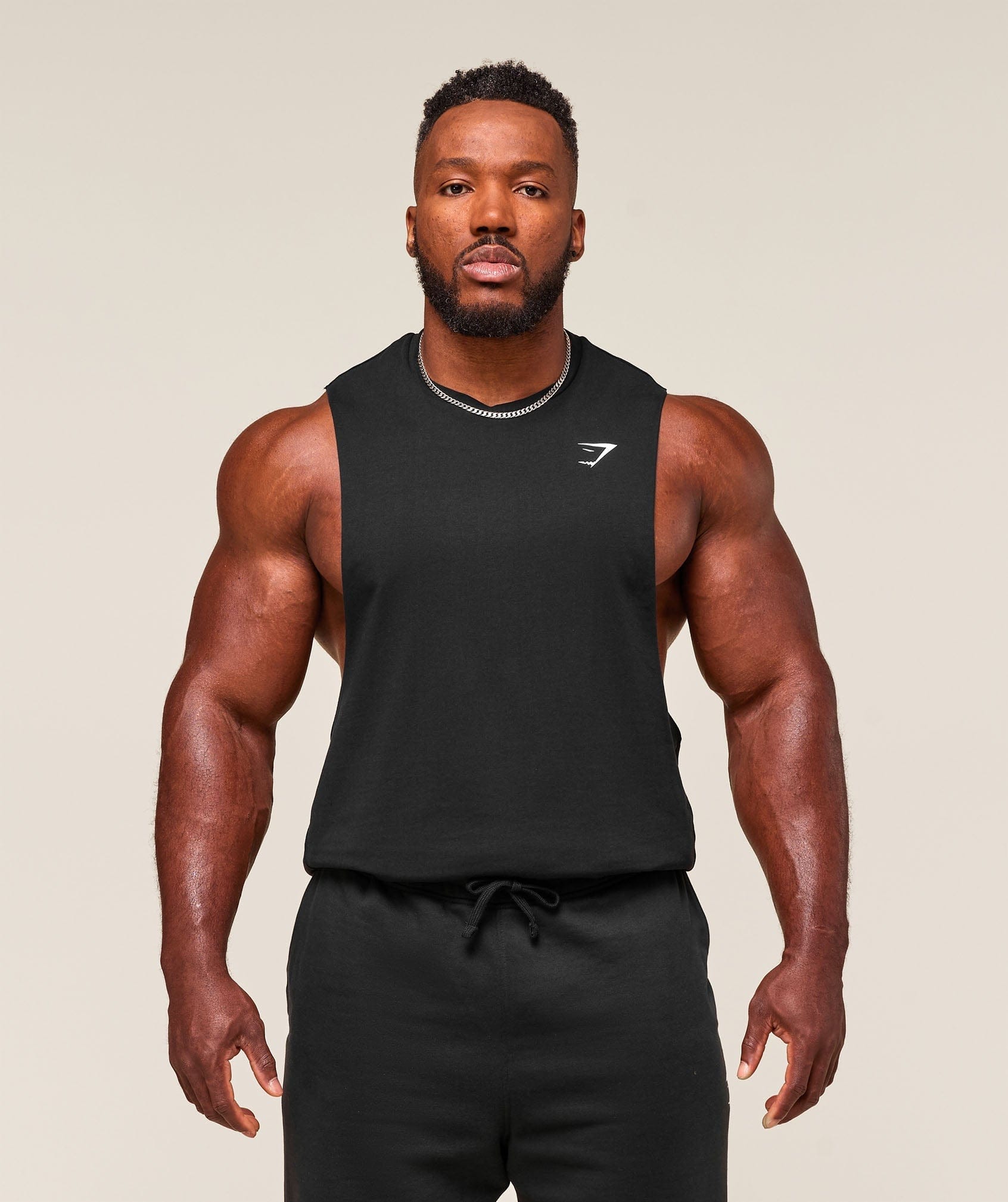 Gymshark Critical 2.0 Drop Arm Tank Black