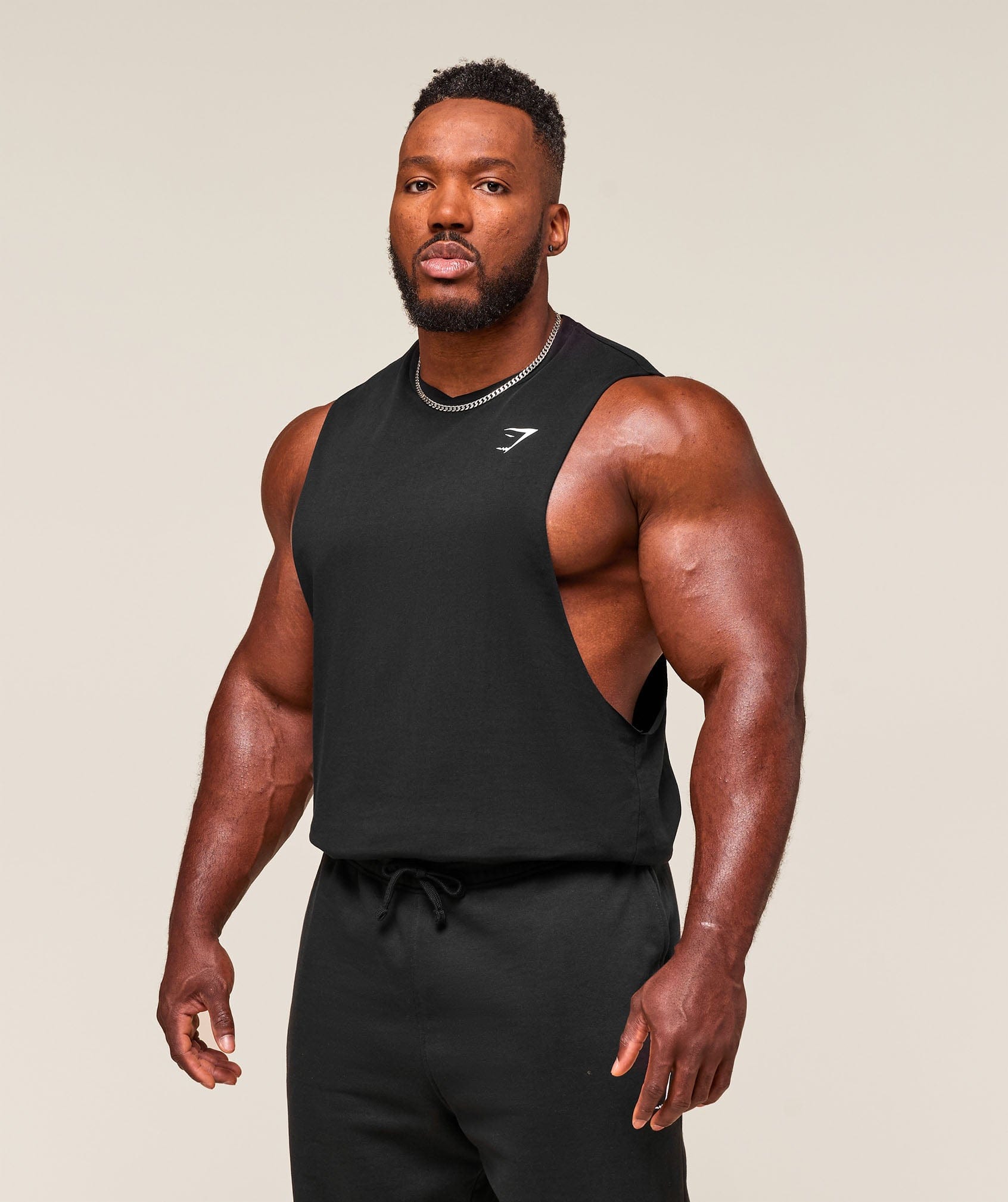 Gymshark Critical 2.0 Drop Arm Tank Black