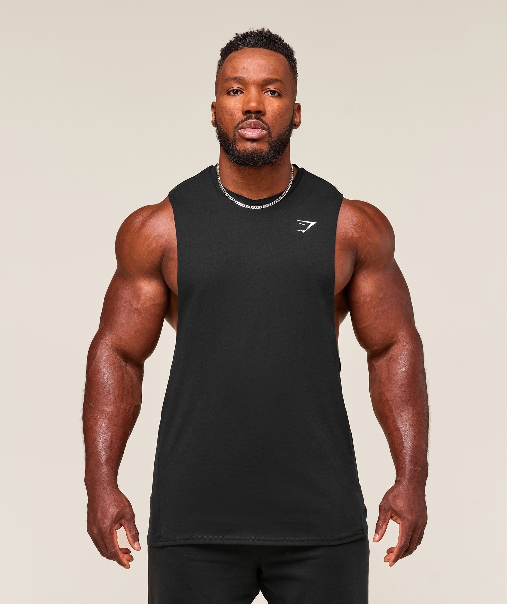 Gymshark Critical 2.0 Drop Arm Tank Black