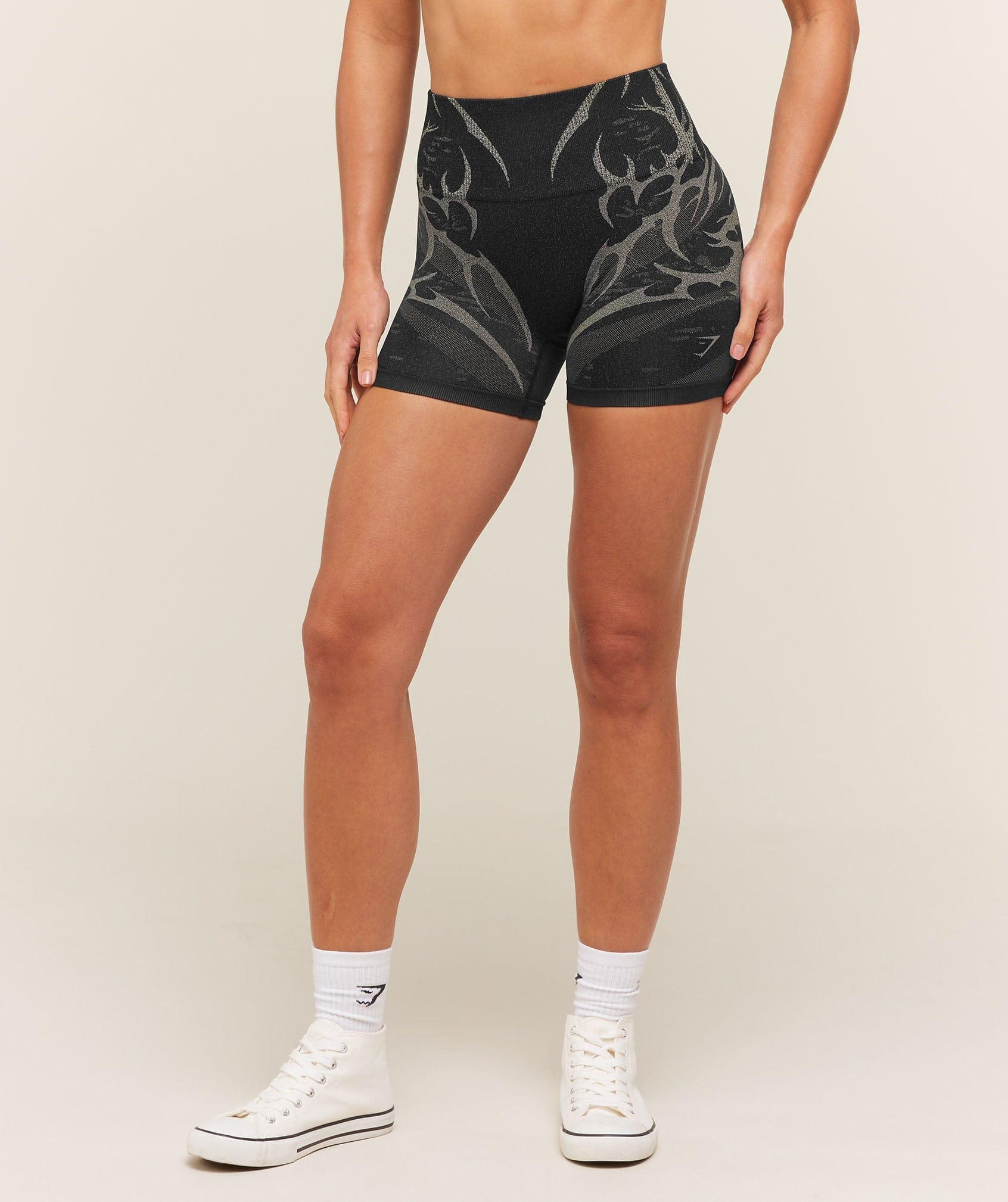 Women's Gymshark Storm Seamless Shorts Black