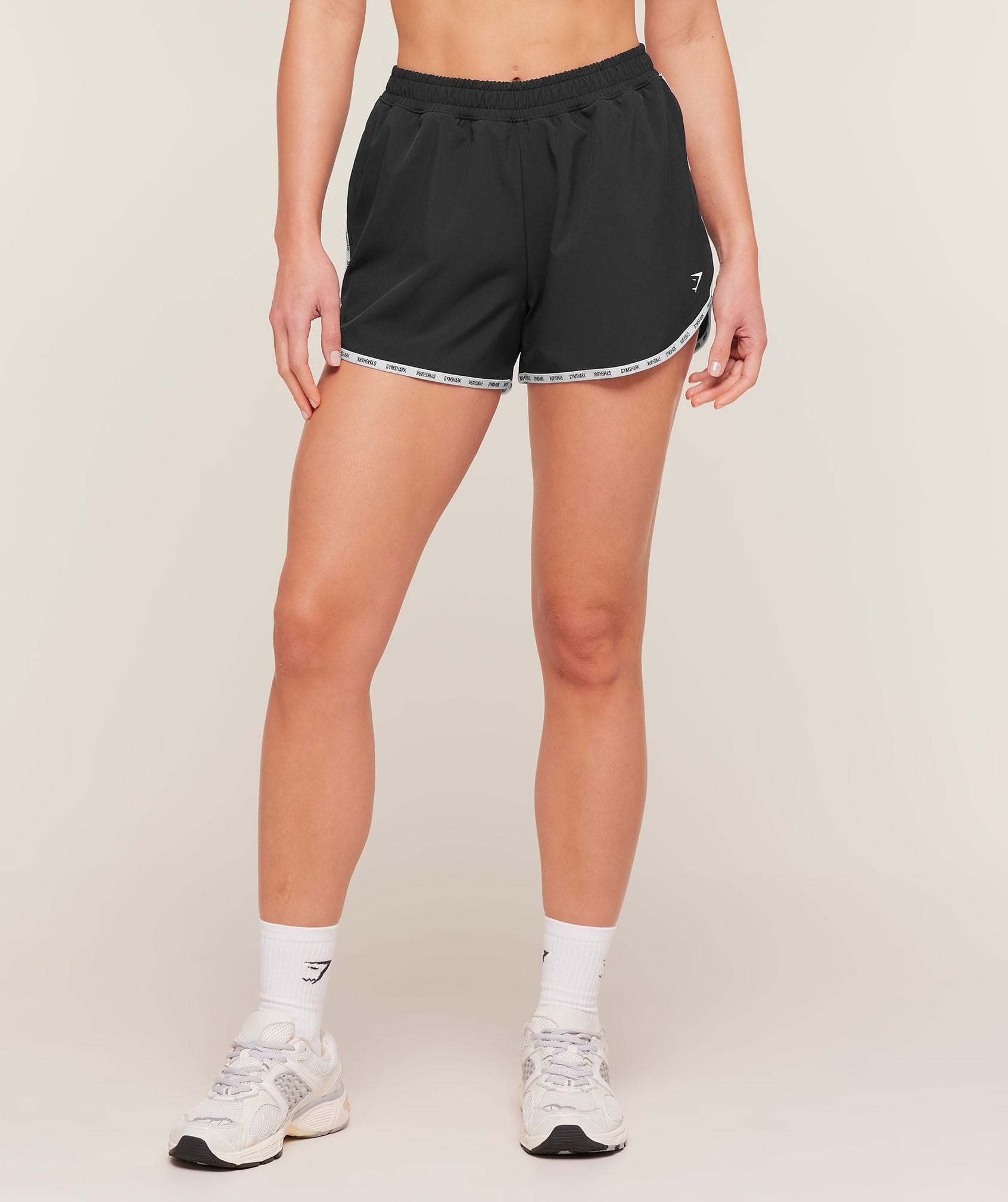 Women's Gymshark Micro Logo Shorts Black