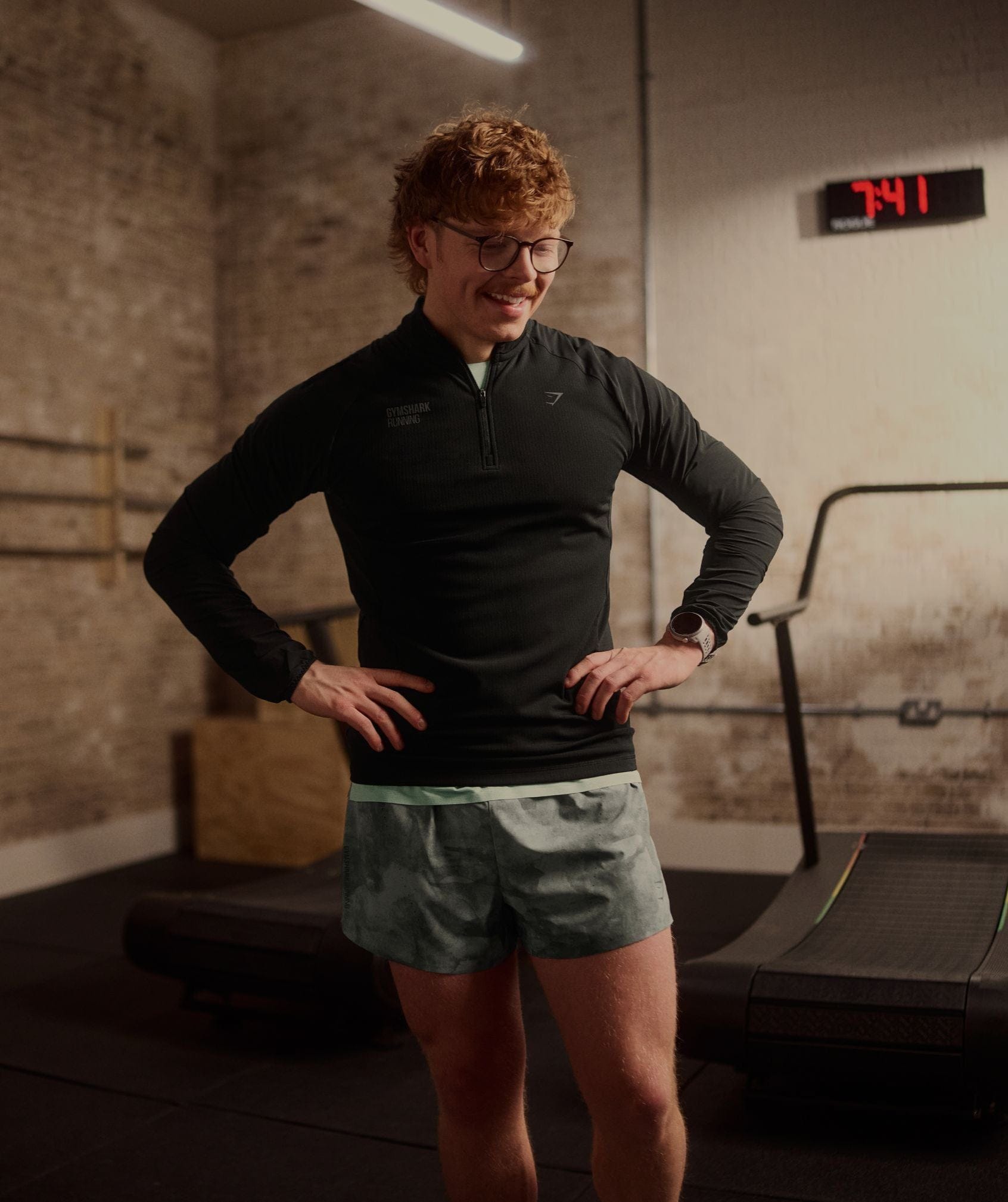 Gymshark Running Elite Race 5" Short Smokey Grey