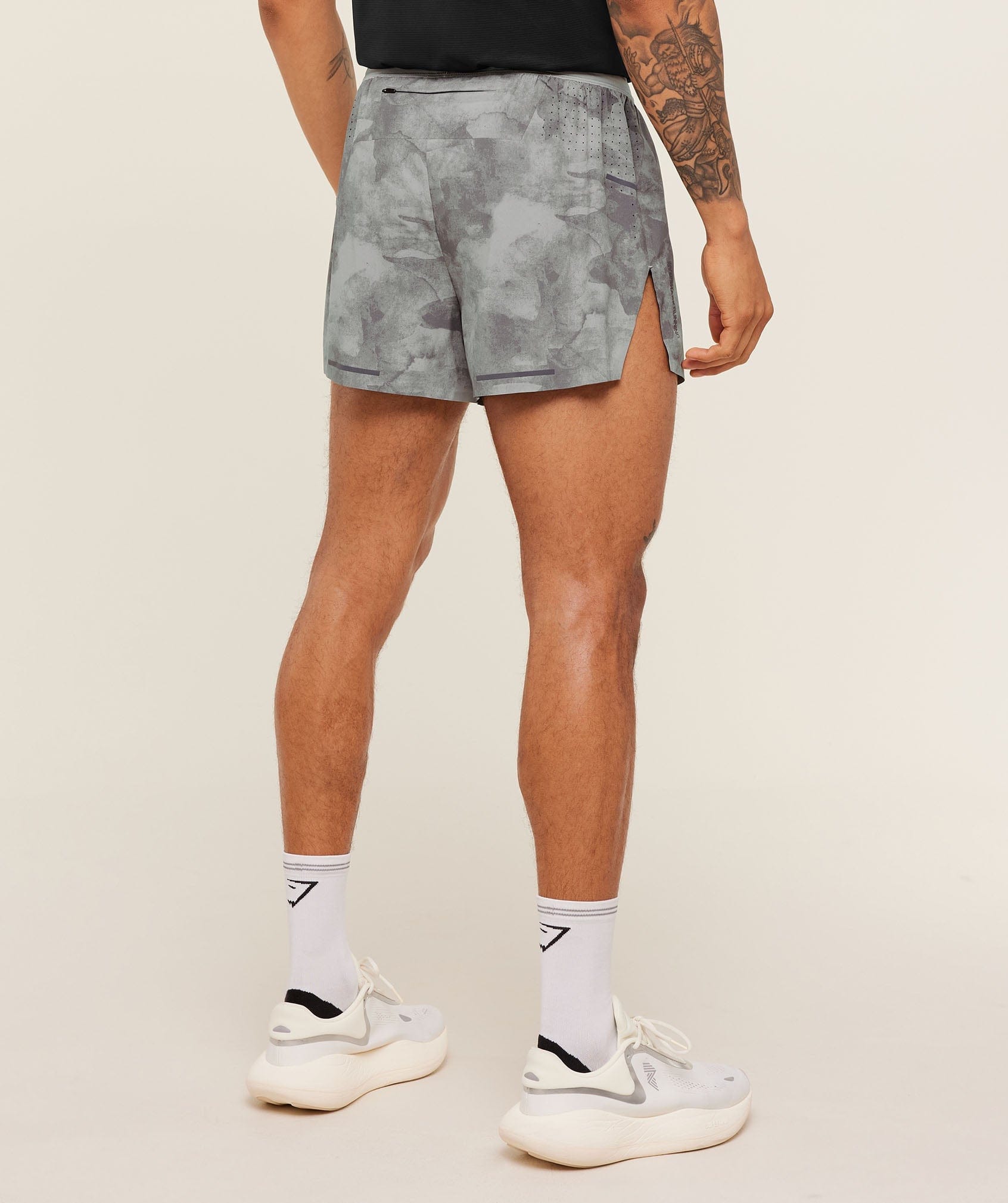 Gymshark Running Elite Race 5" Short Smokey Grey