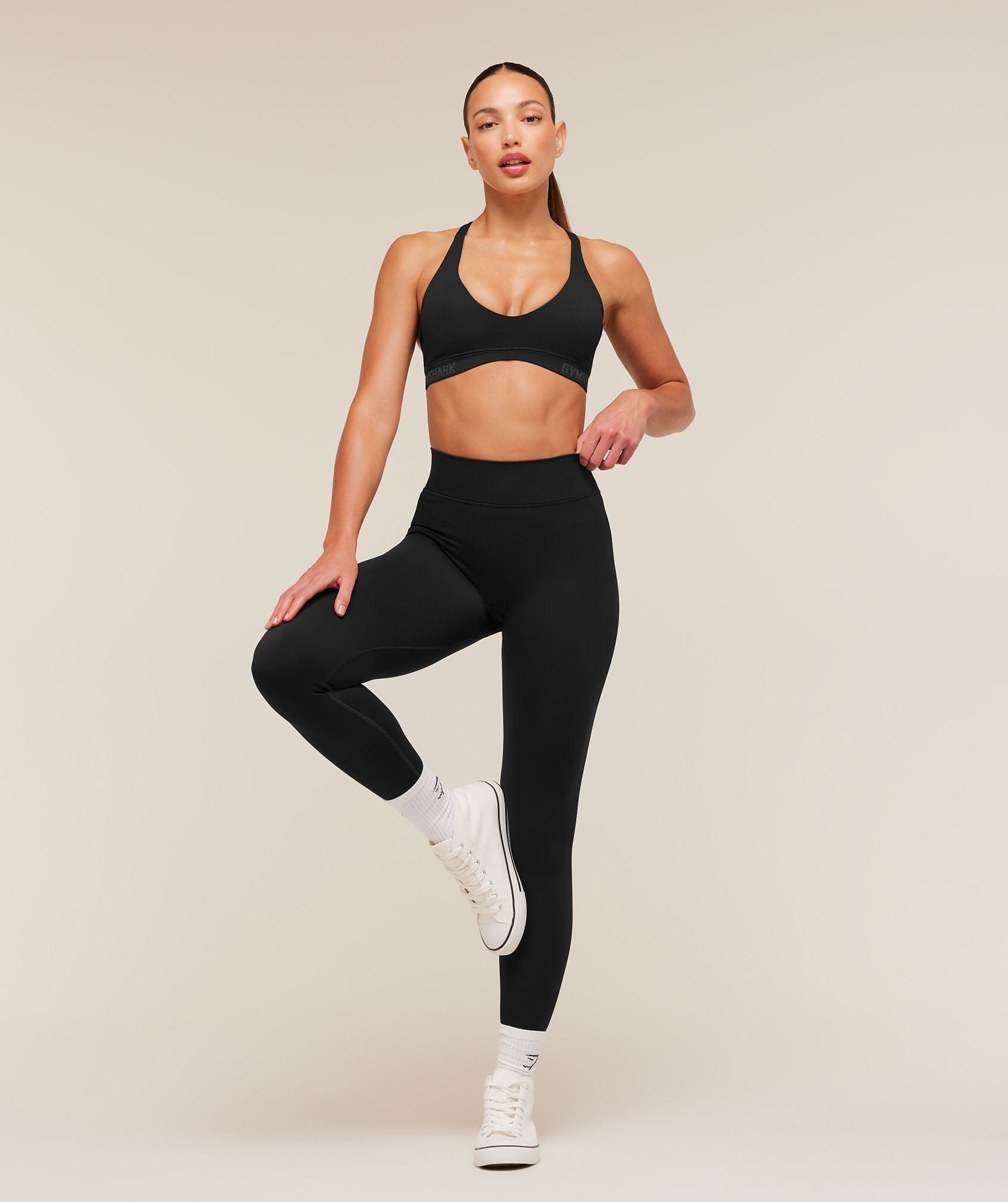 Women's Gymshark Flex V4 Sports Bra Black